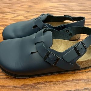 Birkenstock Tokio super grip navy clog leather 39 8-9